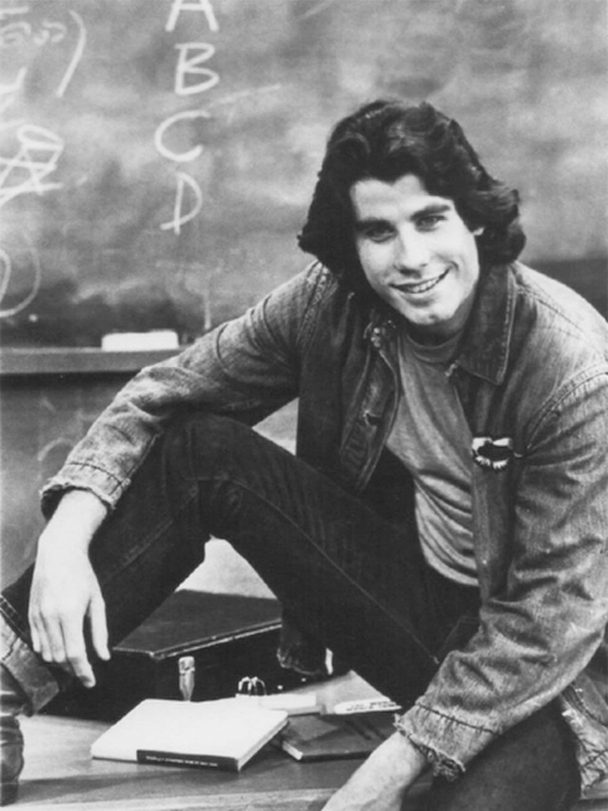 Welcome Back Kotter John Travolta as Vinnie Barbarino 1976 8X10 Print