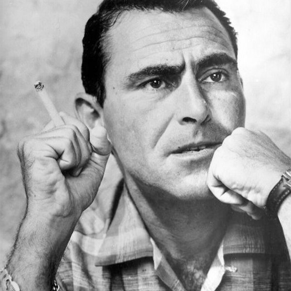Rod Serling for the premiere of the television program The Twilight Zone 1959... 8X10 Print