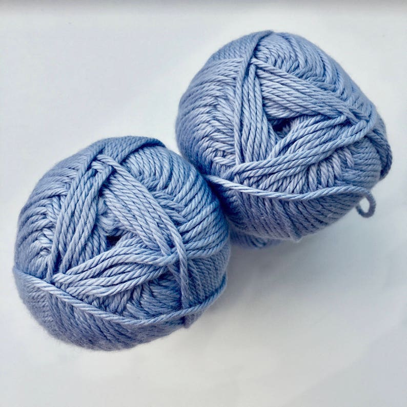 Beautiful PERIWINKLE Solid Color I Love This Cotton Yarn by Hobby Lobby