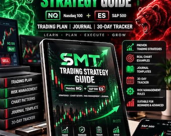 Guide stratégique de trading SMT | Journal des contrats à terme NQ ES (édition bilingue anglais/arabe)