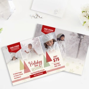 INSTANT DOWNLOAD - Holiday Minis - Marketingsjablonen voor minisessies
