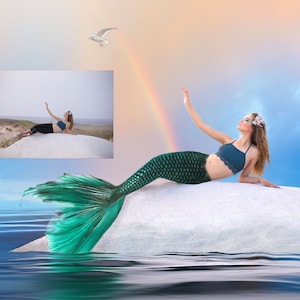 Maiden Tails - Mermaid Tail Overlay Collection for PS & PSE - Mermaid Tails - Mermaid Overlays - Photoshop - Photoshop Composites