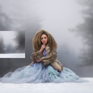 INSTANT DOWNLOAD - Artic Dreamscapes - Winter Digital Background for PS & PSe - Digital Backdrop - Photoshop -  Photoshop Composites