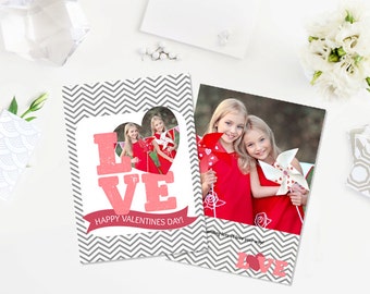 INSTANT DOWNLOAD - LOVE - Valentines Day Marketing Templates