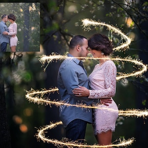 Sparkler & Shine – Photoshop Overlay et Photoshop Action Collection pour Photoshop et PSE - Sparkler Overlays - Sparkler Actions