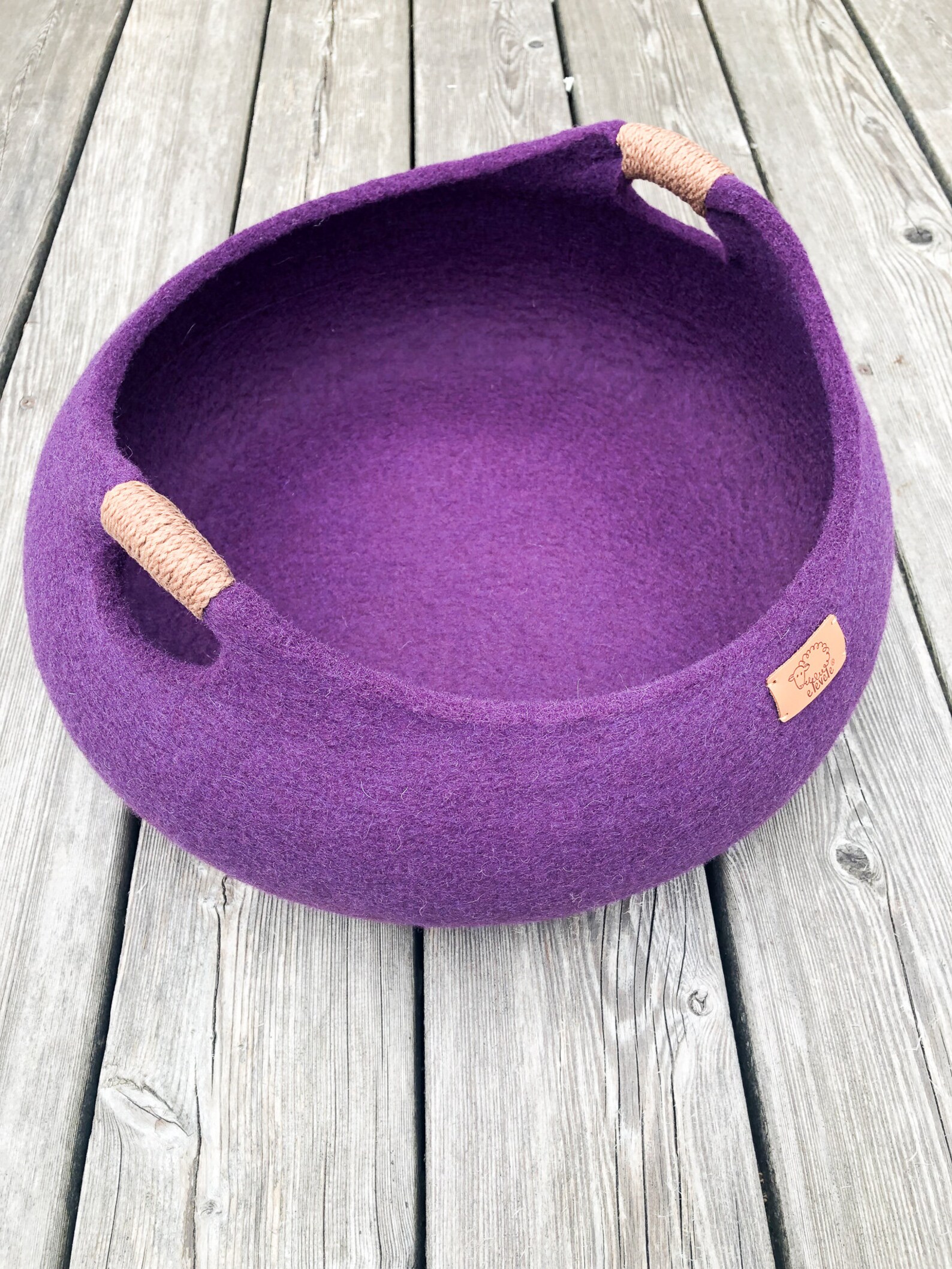 20 Various Colors Cat Bed/cat House/cat Cave/basket Felted Cat Etsy