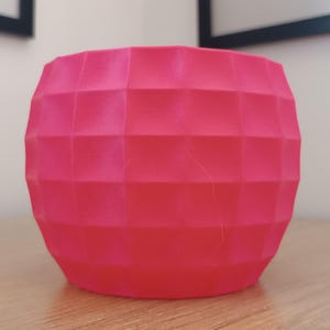 Wafelpatroon kom STL-bestand, 3D-printbaar object, moderne woondecoratie, digitale download