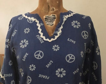 60s Angel Blouse - Etsy