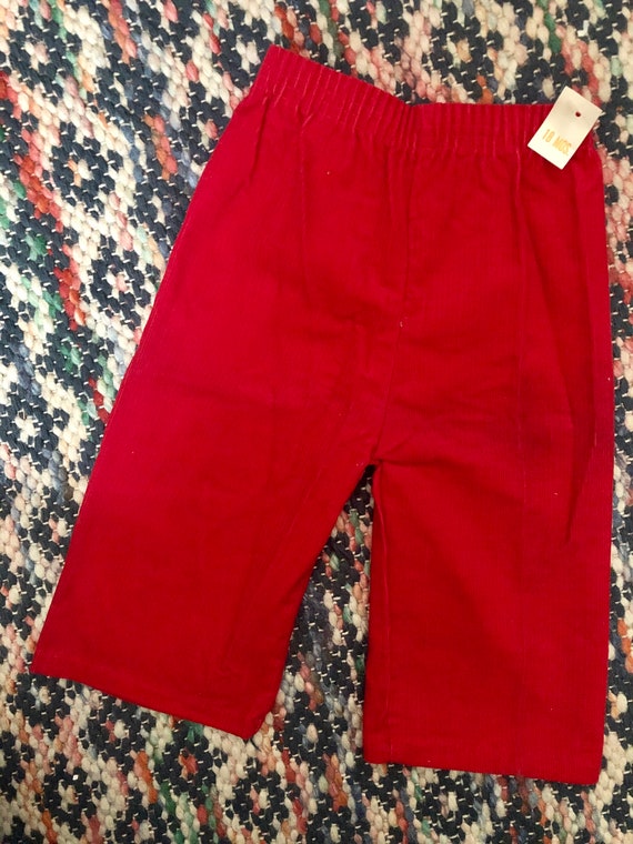 deadstock vintage pastel pink lee corduroy skinny trousers