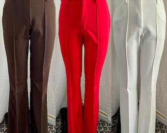 1970s vintage deadstock western poly pants 3 available