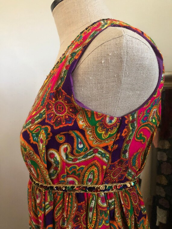 1960s true vintage psychedelic palazzo paisley jum