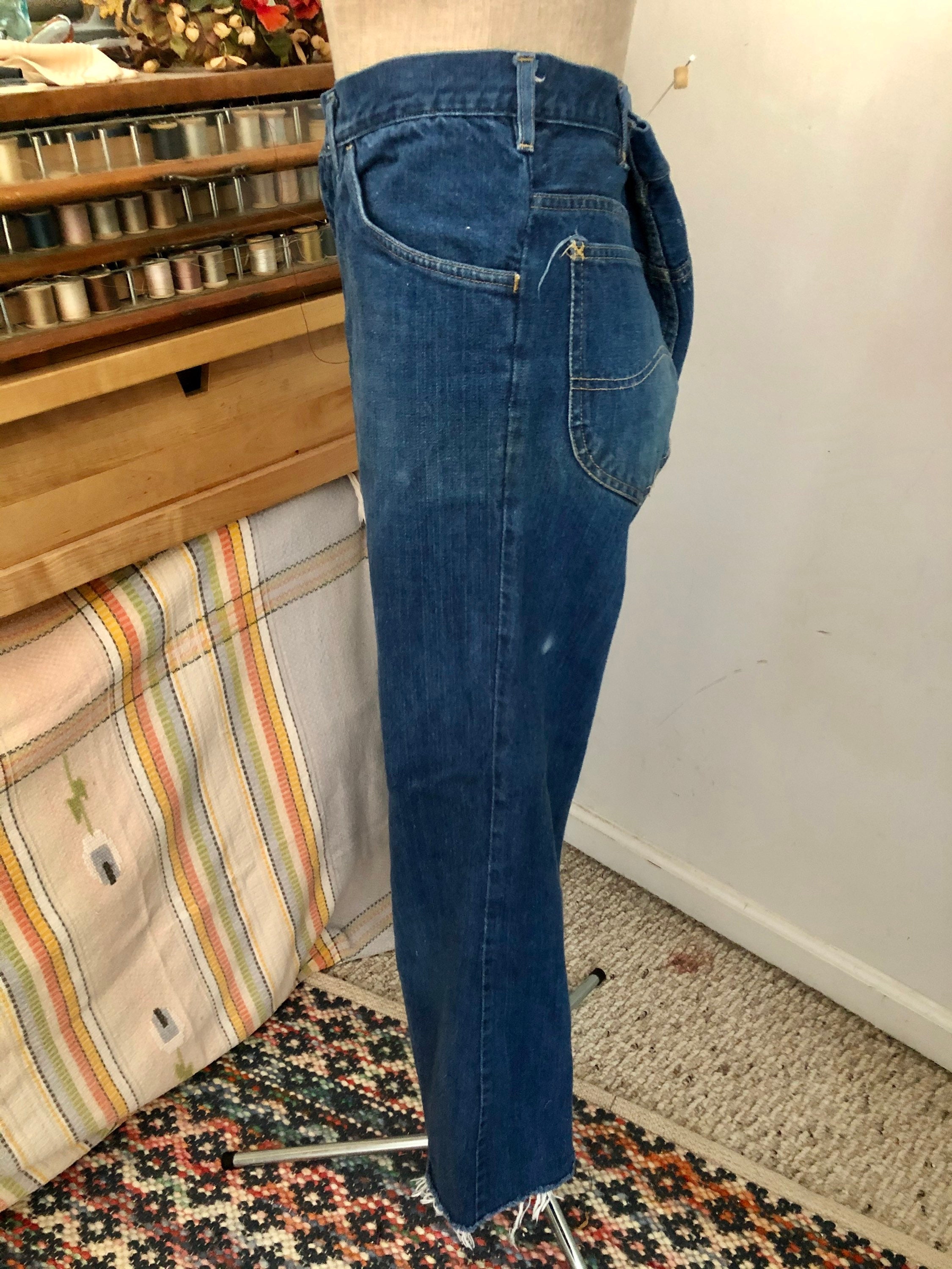 lee cropped jeans