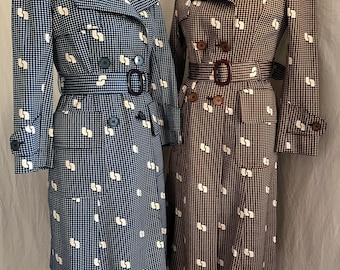 1970s vintage funky Japanese designer trench coats xs/s