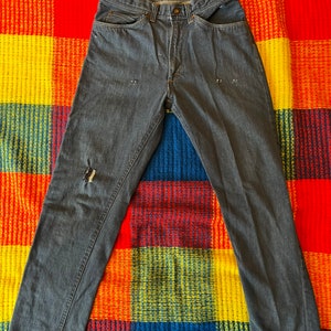 1970s sears and roebuck straight leg denim 29-30w