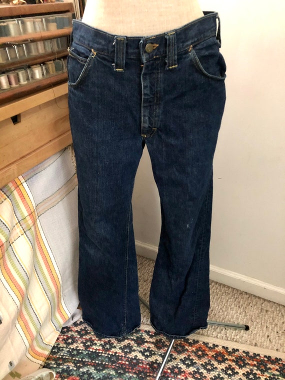 1970s Lee dark wash men’s jeans w32 - image 2