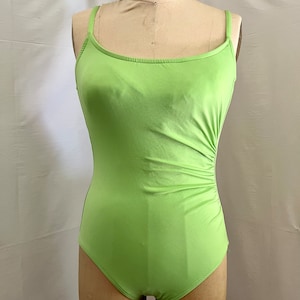 1990s vintage Cole of California slime green swimsuit