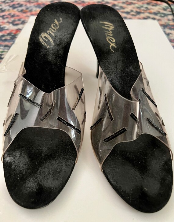 Springolator Mules 1970s does 50s midcentury clear springolater style st… - Gem