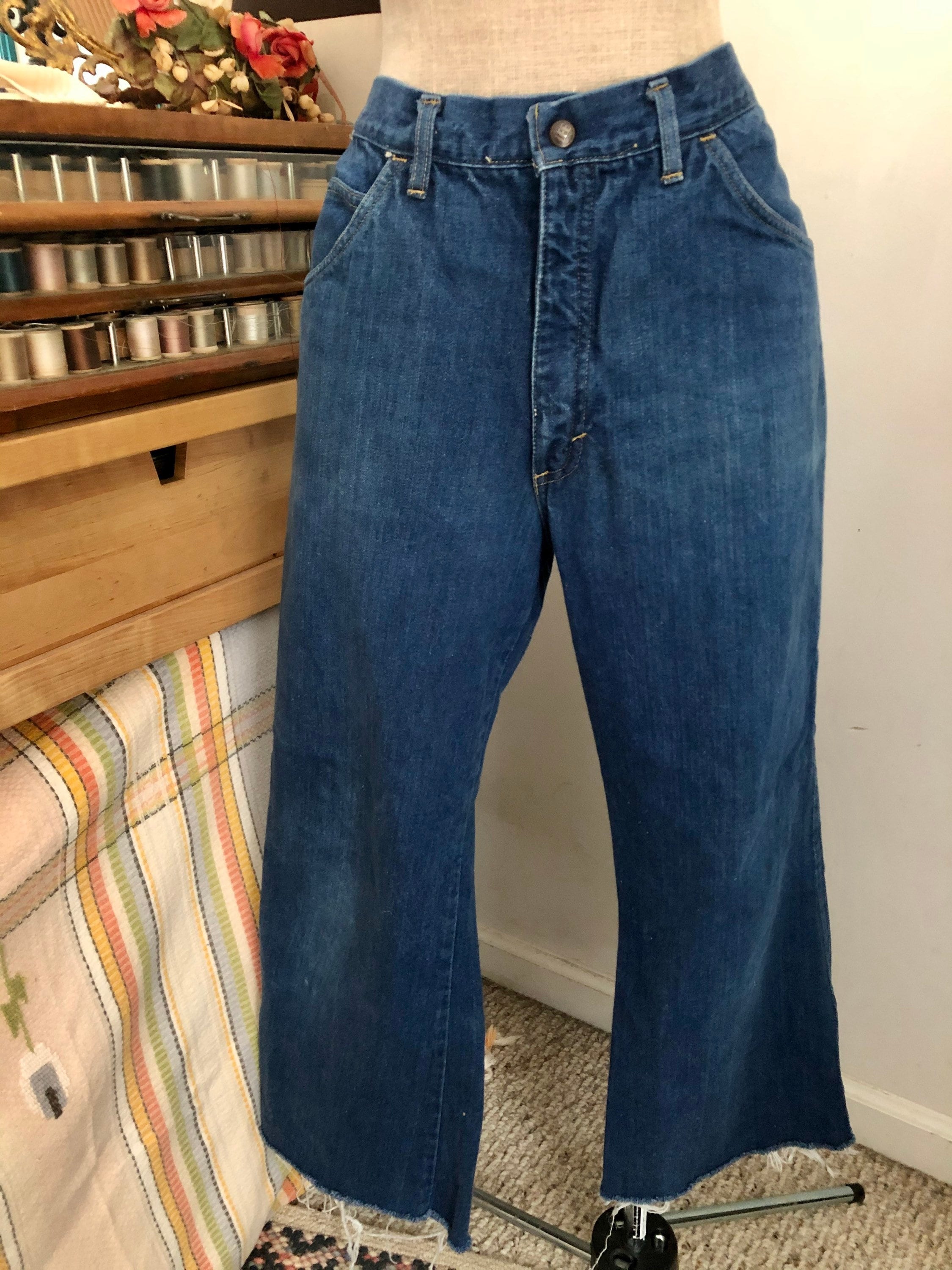 lee cropped jeans