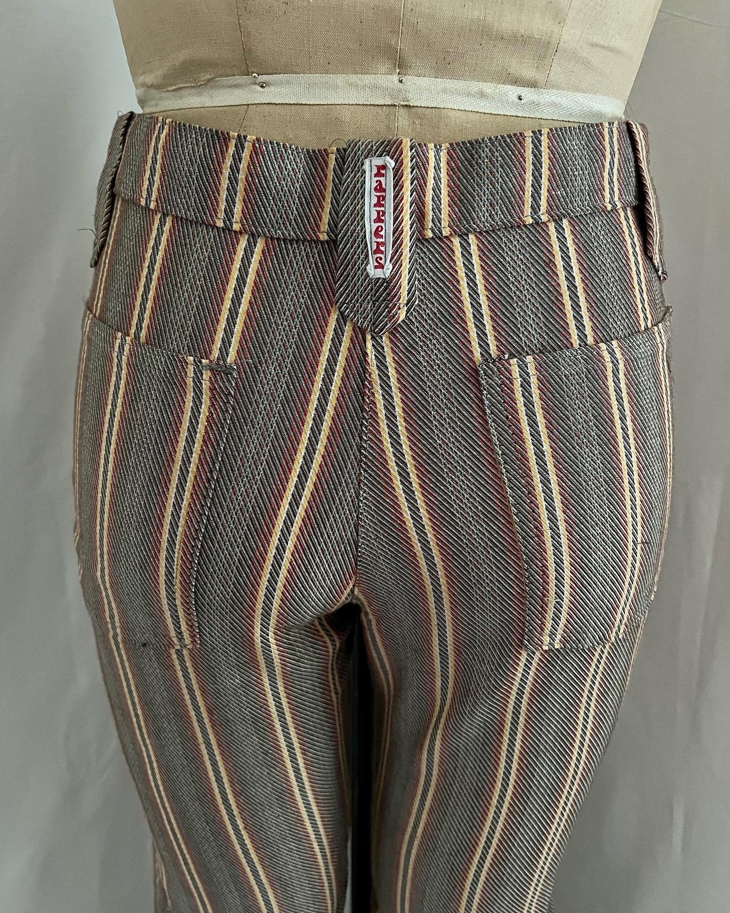 Vintage Striped Pants - Etsy