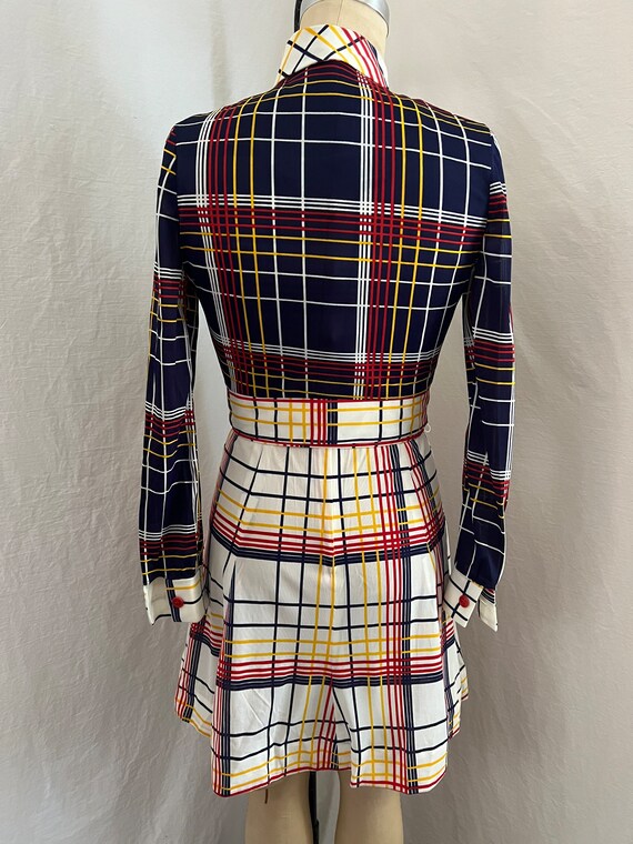 1970s exquisite colorful striped jacket and dress… - image 5