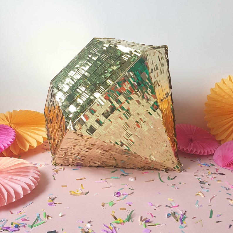 Metallic Diamond Pinata image 1