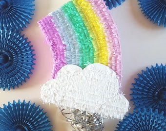 Rainbow Raincloud Pinata