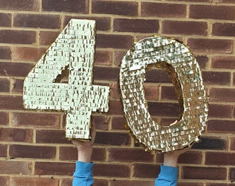 Number piñata Made to order