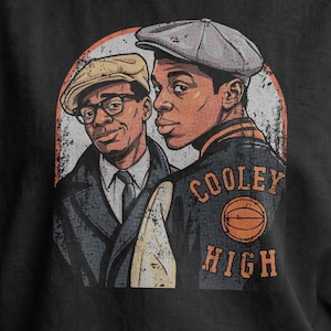 Cooley High Shirt | 1975 Retro Graphic Tee | Distressed 70s Classic Movie Top | Vintage Coming of Age Gift | Urban Streetwear Apparel