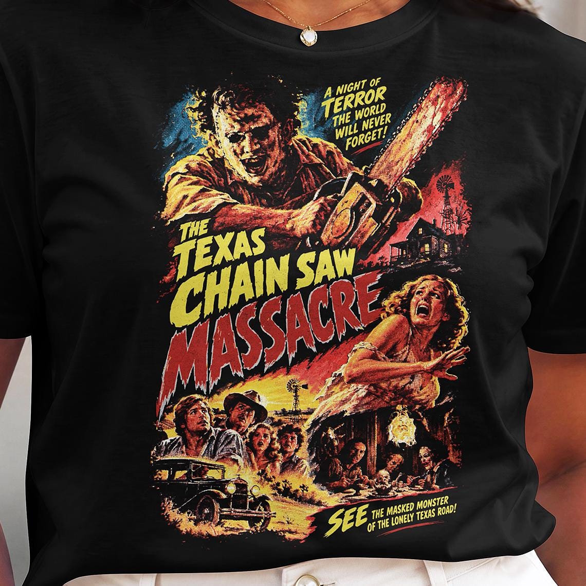 Texas chainsaw massacre t shirt - Etsy 日本