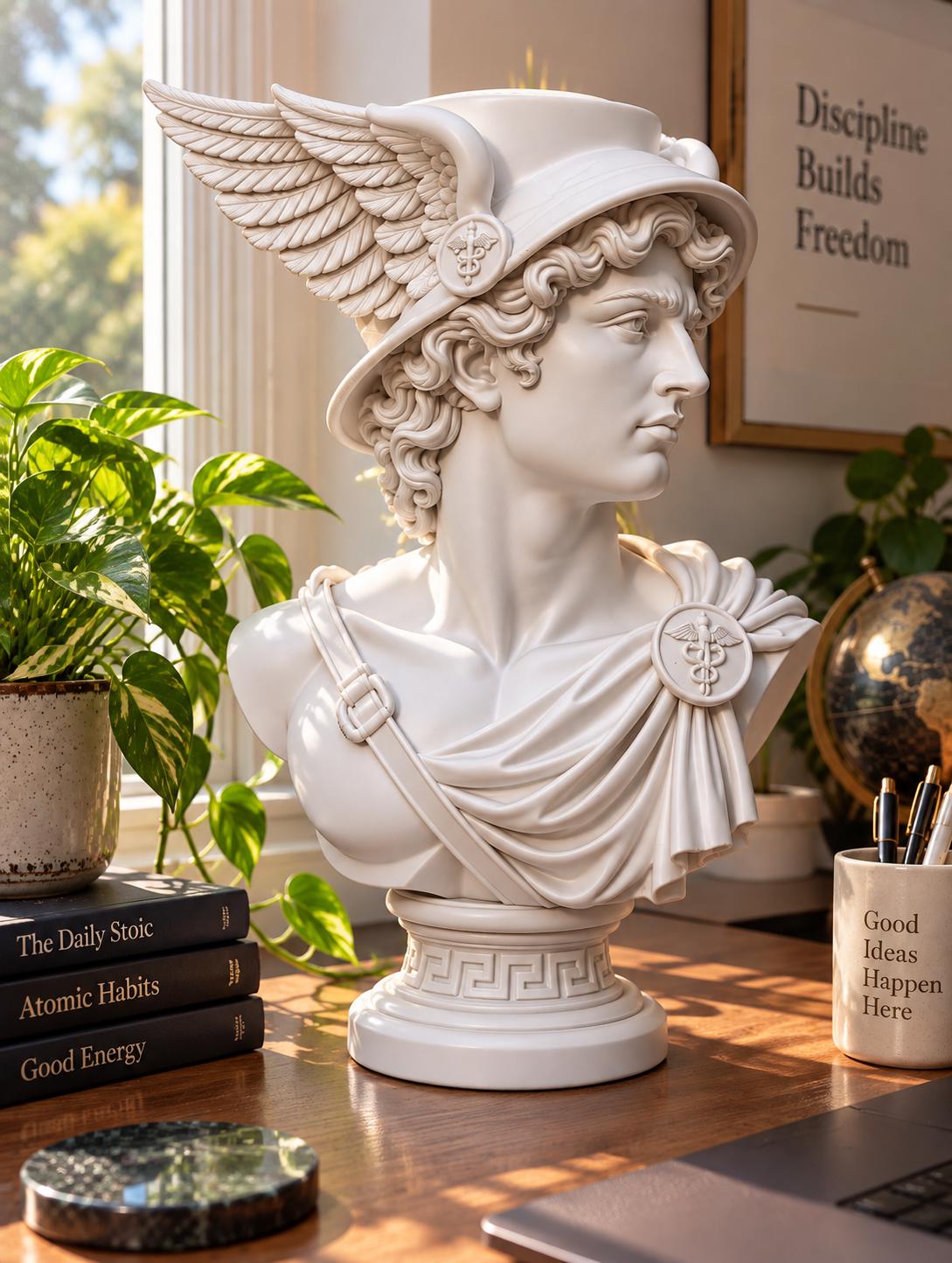 Hermes Head Statue - Etsy