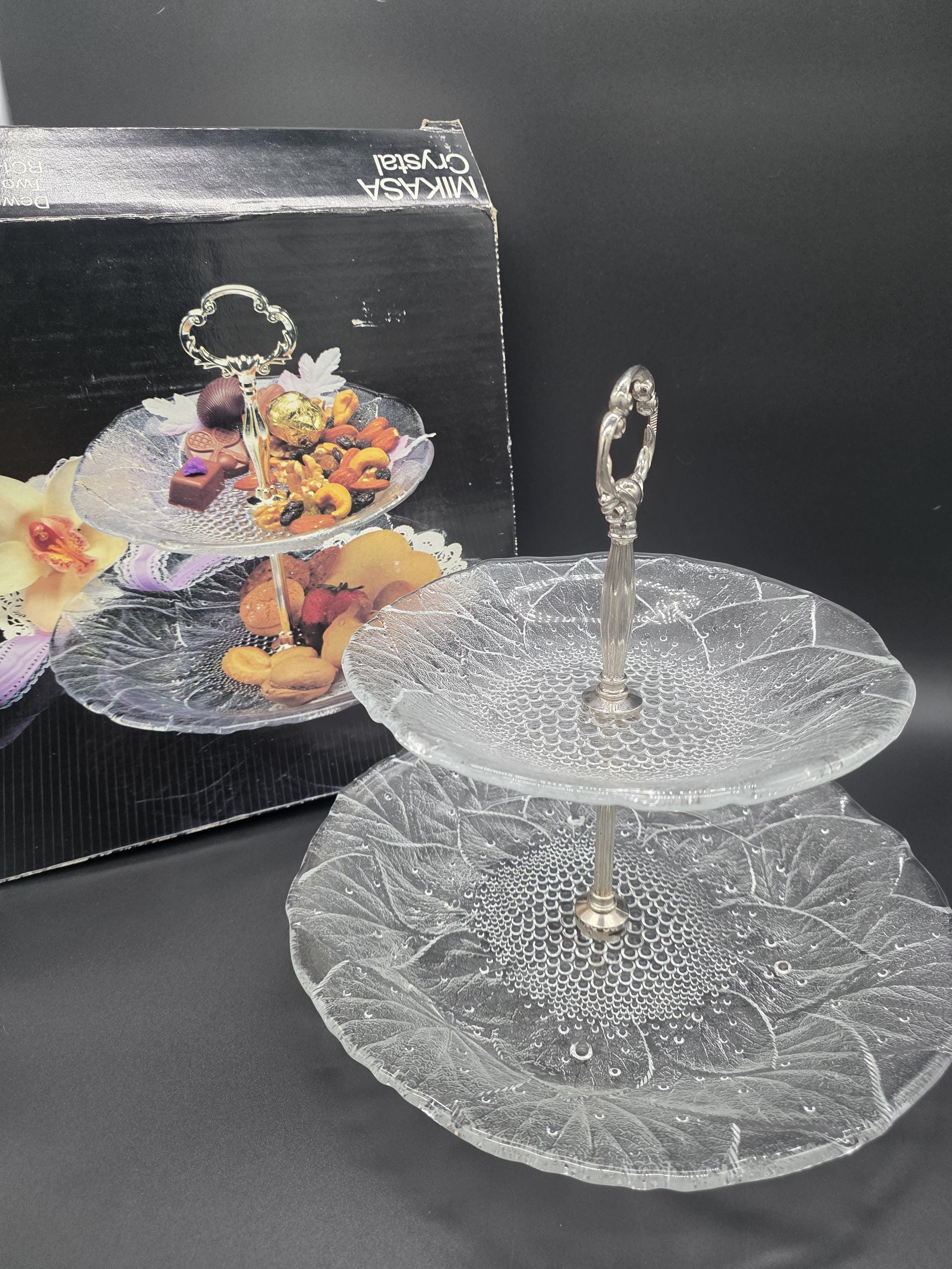 Mikasa Glass Trays - Etsy