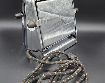 Vintage Westinghouse Turnover Toaster Model TLA-4 Art Deco Chroom uit de jaren 1930