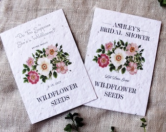 Flower Seed Favors | Sustainable Favors | Seed Packets | Seed Packet Favors | Zero Waste Favors | Sustainable Shower Favors | Personalized