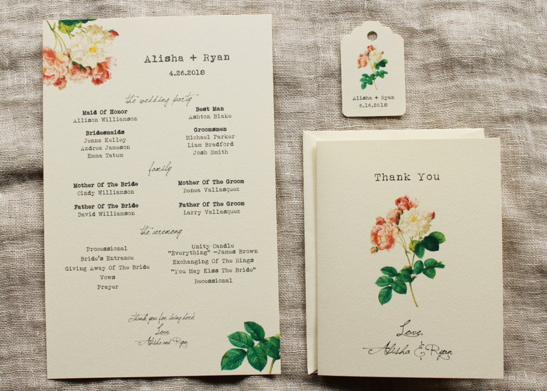 Pink Floral Wedding Invitations Downloadable Blush Rose Garden Wedding Invitations Printed Pink Rose Wedding Invitation Collection