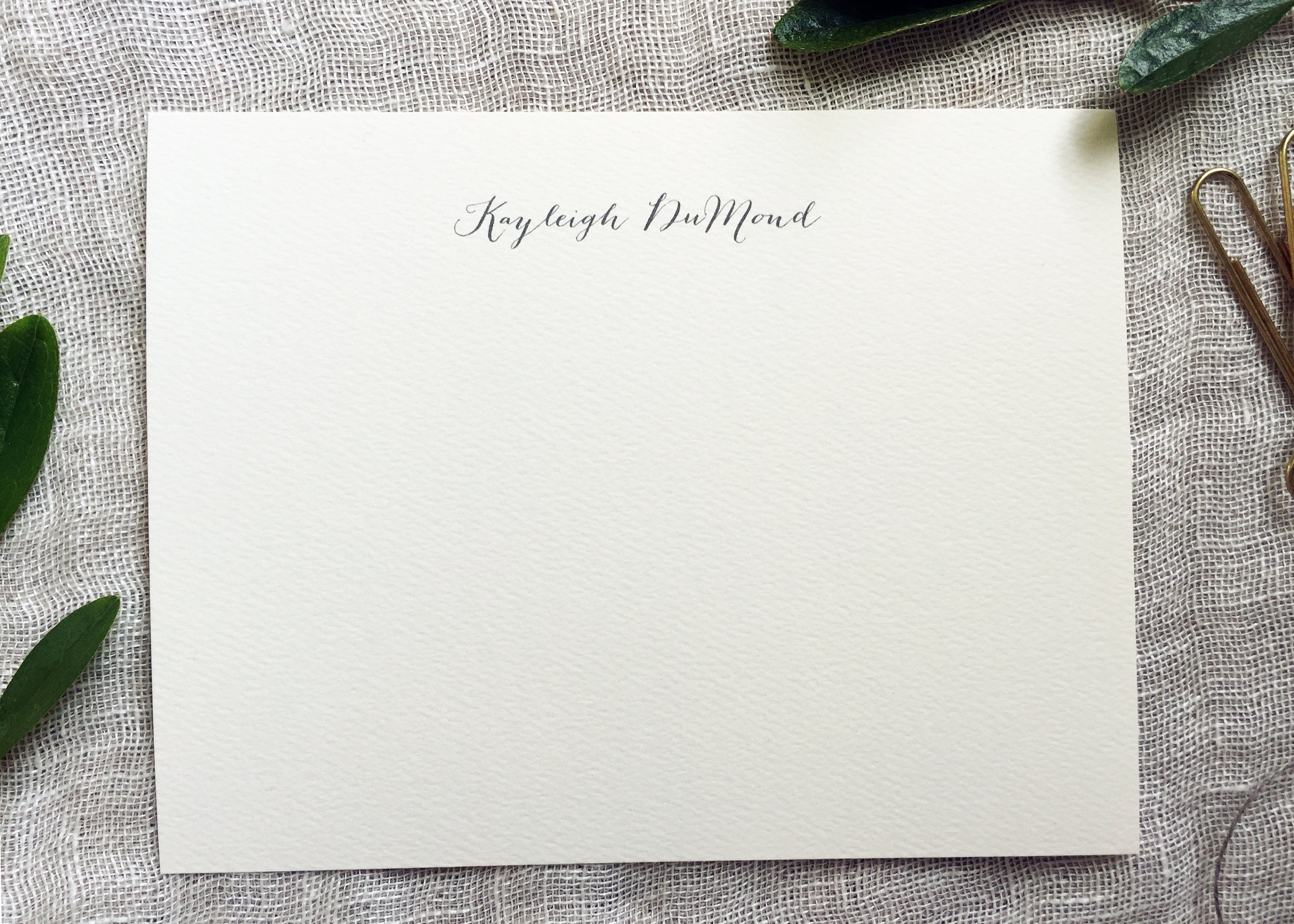 Set of Note Cards With Envelopes | 24 Personalized Notecards Handmade ...