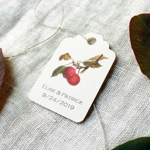 Printable Apple Wedding Favor Tag