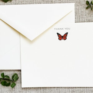 Monarch Butterfly Stationery Notecards - Set of 24 Note Cards With ...