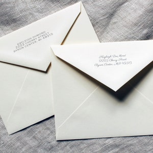 Envelope Addressing Template | Wedding Envelope Template | Guest Addressing Template | Return Addressing Template