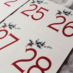 Holiday Wedding Table Numbers Wedding Table Numbers Christmas Christmas