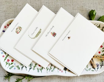 Handmade Flat Note Cards Set of 24 - Spring and Summer Variety Pack