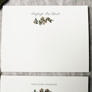 Set van 24 notitiekaarten met appelbloesem | Leraarcadeaus | Gepersonaliseerde notitiekaarten met bloem | Cadeau voor moeder | Bloemencadeau voor haar