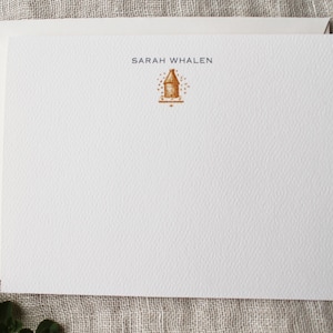 Set van 24 notitiekaarten Honey Bee Hive met enveloppen | Notitiekaarten handgemaakt | Bedankkaarten | Cadeau honingbij | Cadeau voor haar