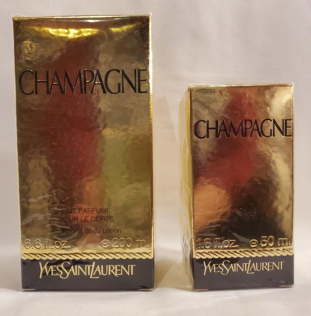 Yves Saint Laurent Champagne Perfume Vintage - Etsy