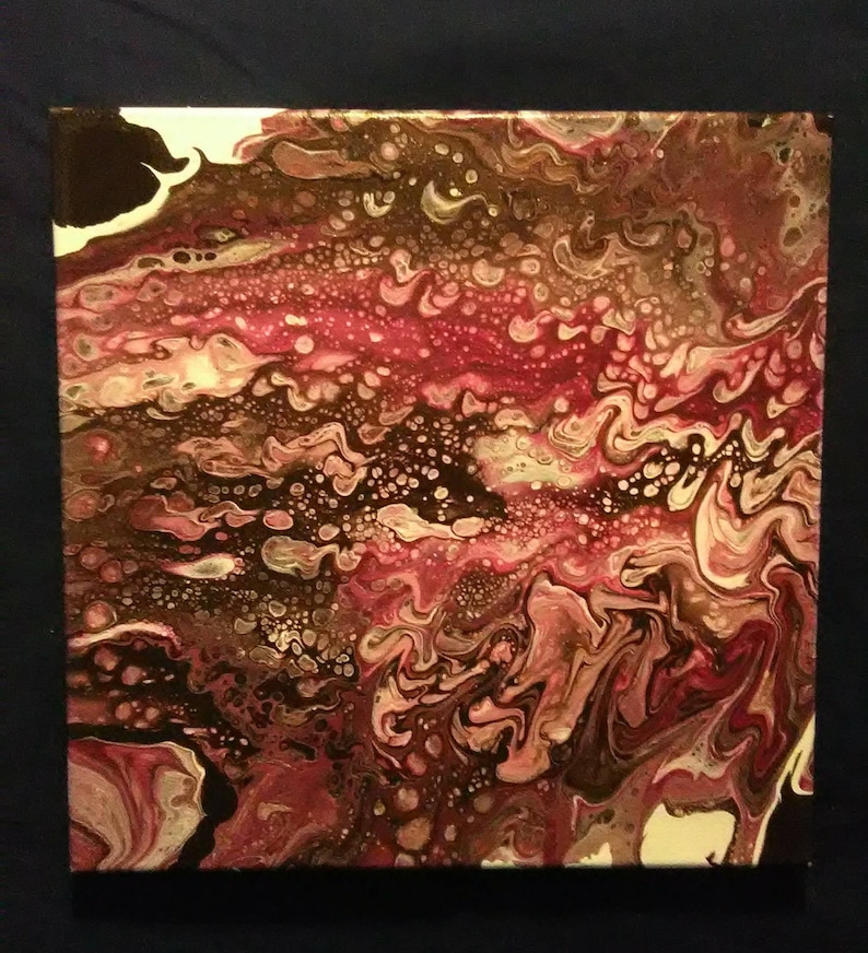 Cherry Chocolates 12x12 Acrylic energy painting reiki ascension 5D lightworker peace harmony love joy acceptance of self and others
