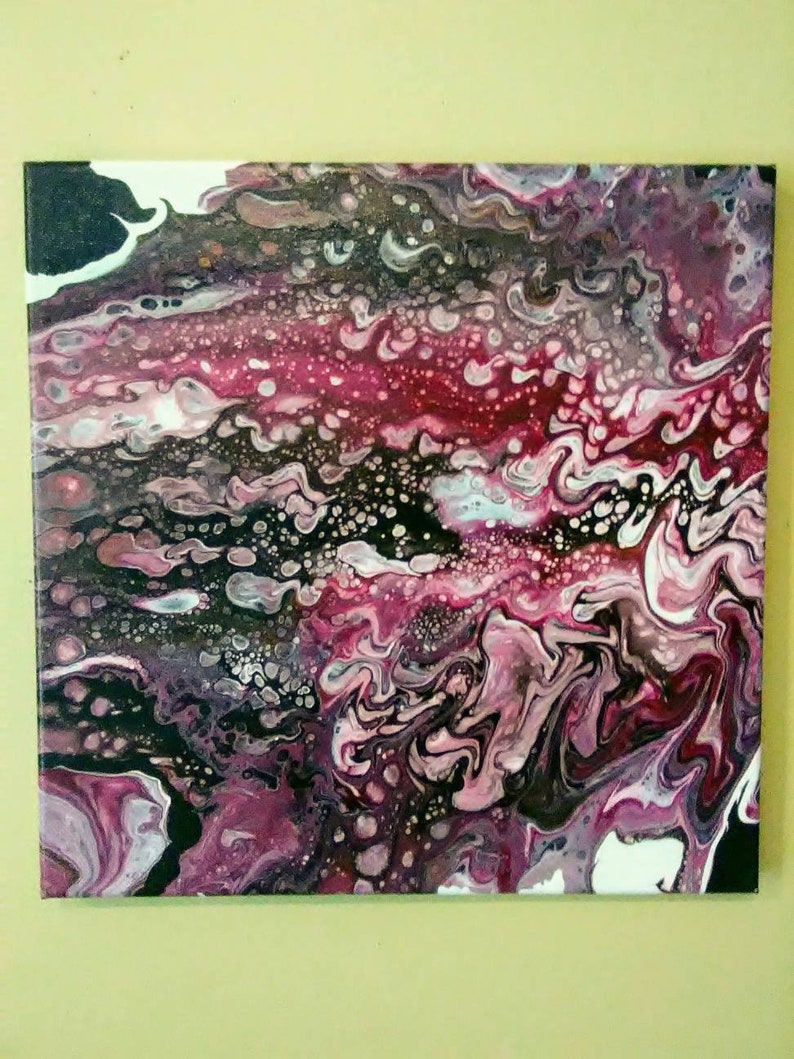 Cherry Chocolates 12x12 Acrylic energy painting reiki ascension 5D lightworker peace harmony love joy acceptance of self and others
