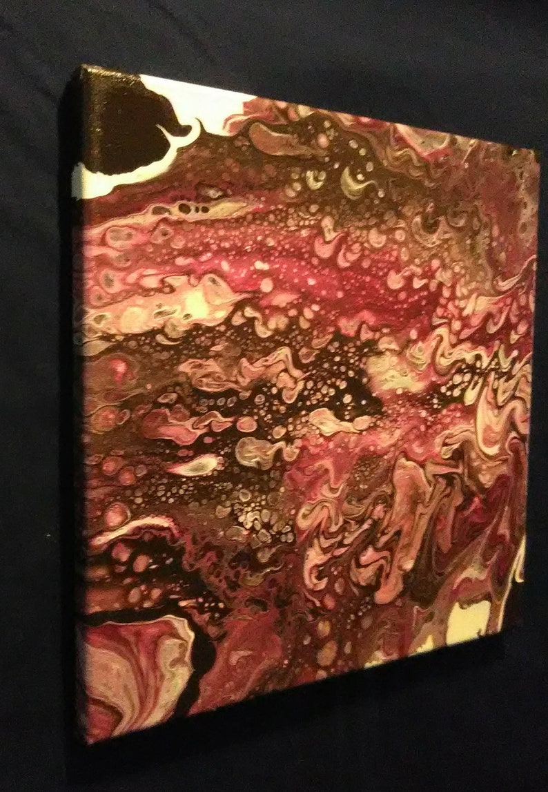 Cherry Chocolates 12x12 Acrylic energy painting reiki ascension 5D lightworker peace harmony love joy acceptance of self and others