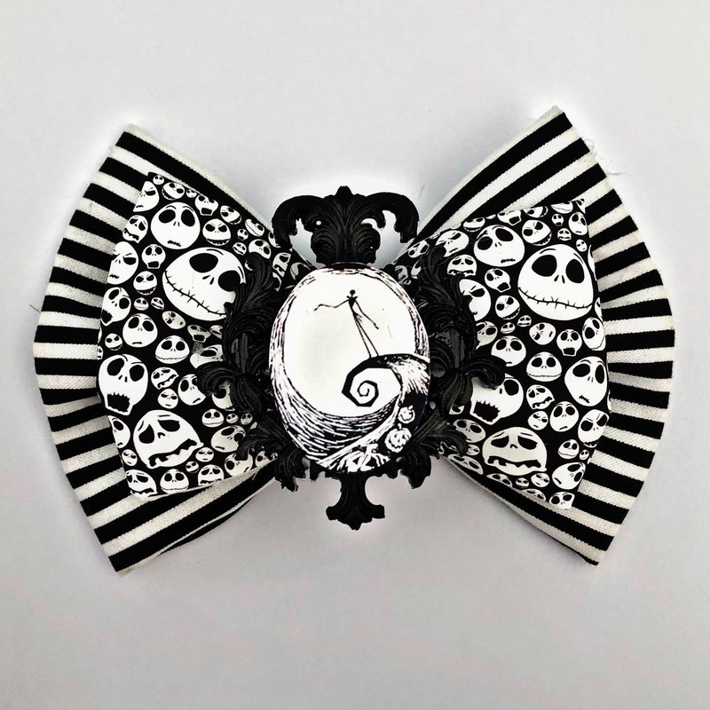 Jack Skellington Bow Etsy