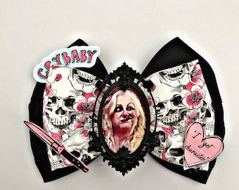 Hatchet face bow