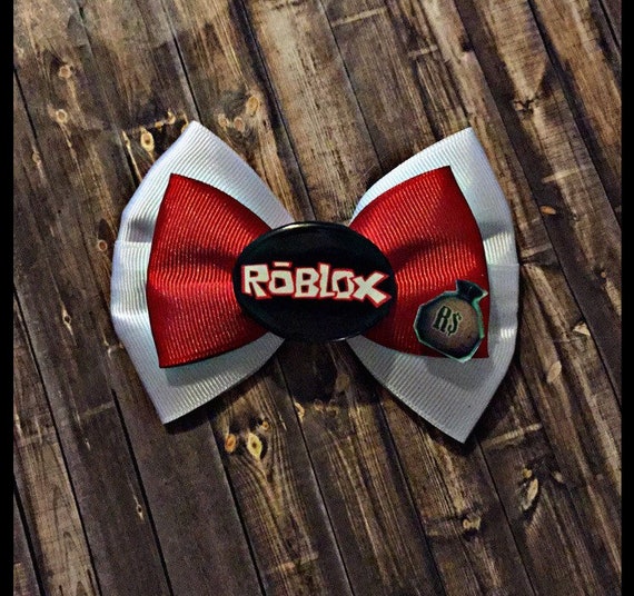 Roblox Bow Etsy - red bow tie roblox