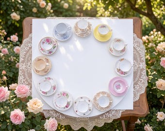Vintage Tea Cup and Saucer Sets, Pick Your Own China, Bridal Shower Tea Party